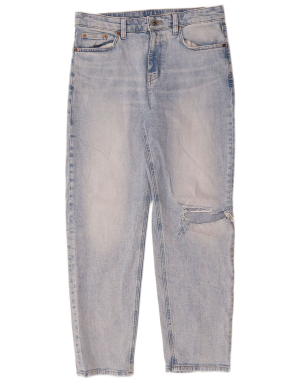 Marks & Spencer Damskie dżinsy Boyfriend Slim UK 12 Medium W32 L28 Niebieskie
