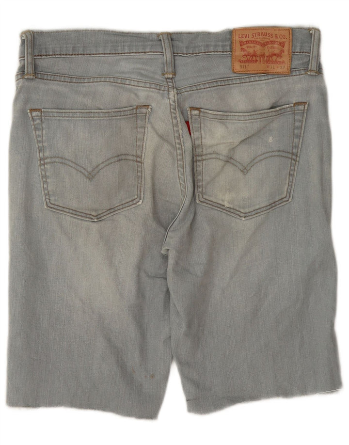 Męskie spodenki jeansowe Levi's 511 Slim Fit W31 Średnioniebieskie bawełniane