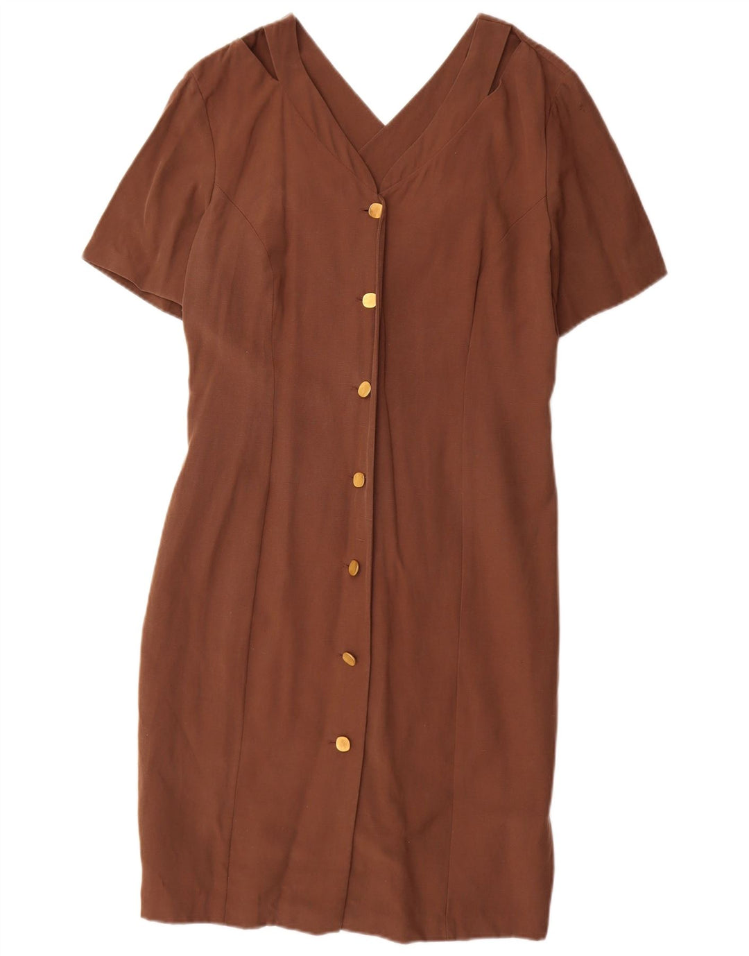 Damska sukienka płaszczowa VICINI IT 40 Small Brown Modal