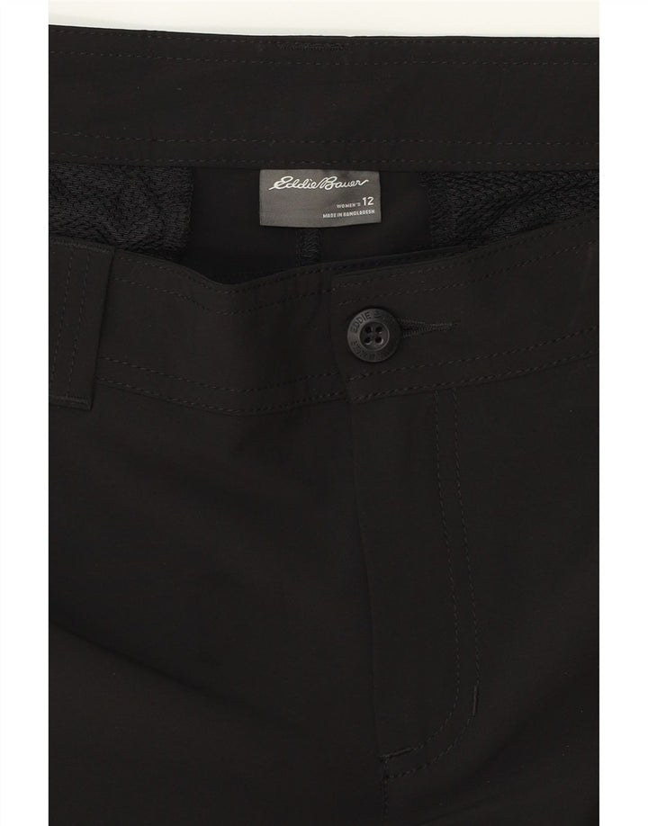 Damskie spodenki Chino EDDIE BAUER US 12, duże, W34, czarny poliester