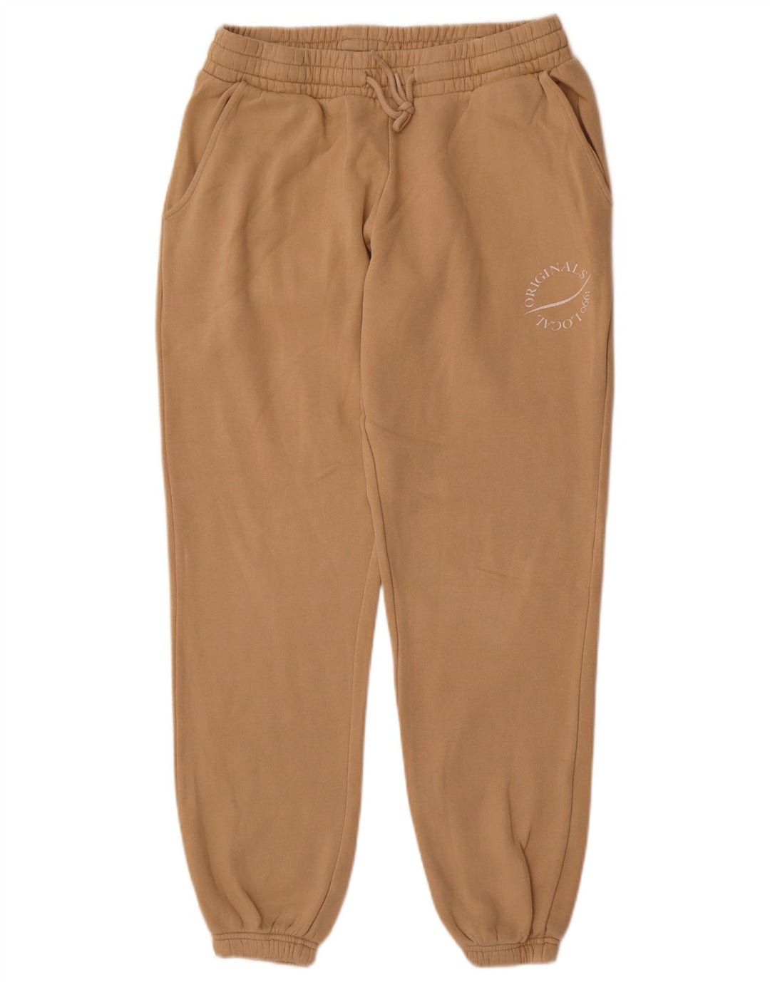 Męskie spodnie dresowe Jack & Jones, joggery, średnio beżowe, bawełniane