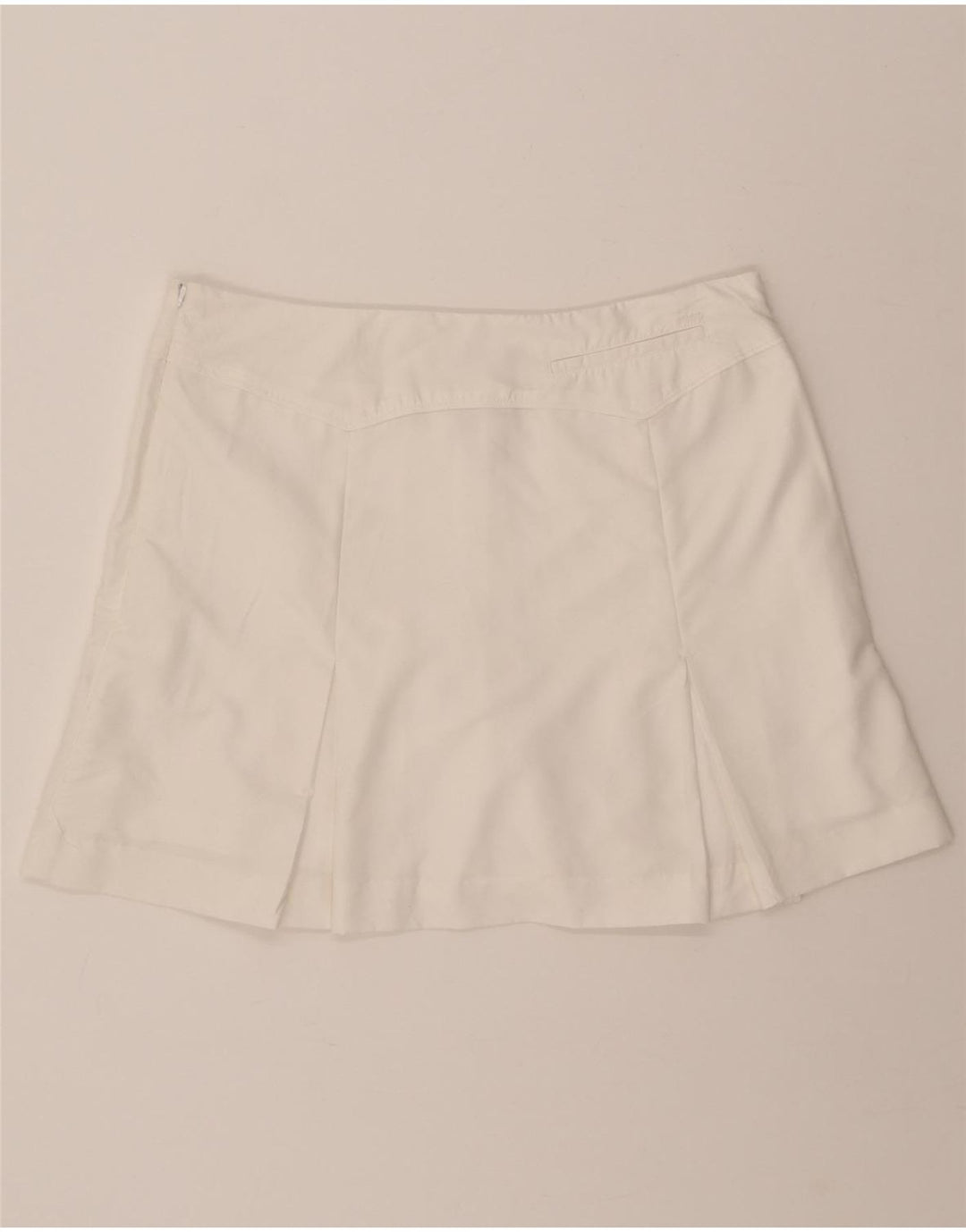 IZOD Womens Mini Skirt US 10 Large W32  White Polyester Vintage Izod and Second-Hand Izod from Messina Hembry 