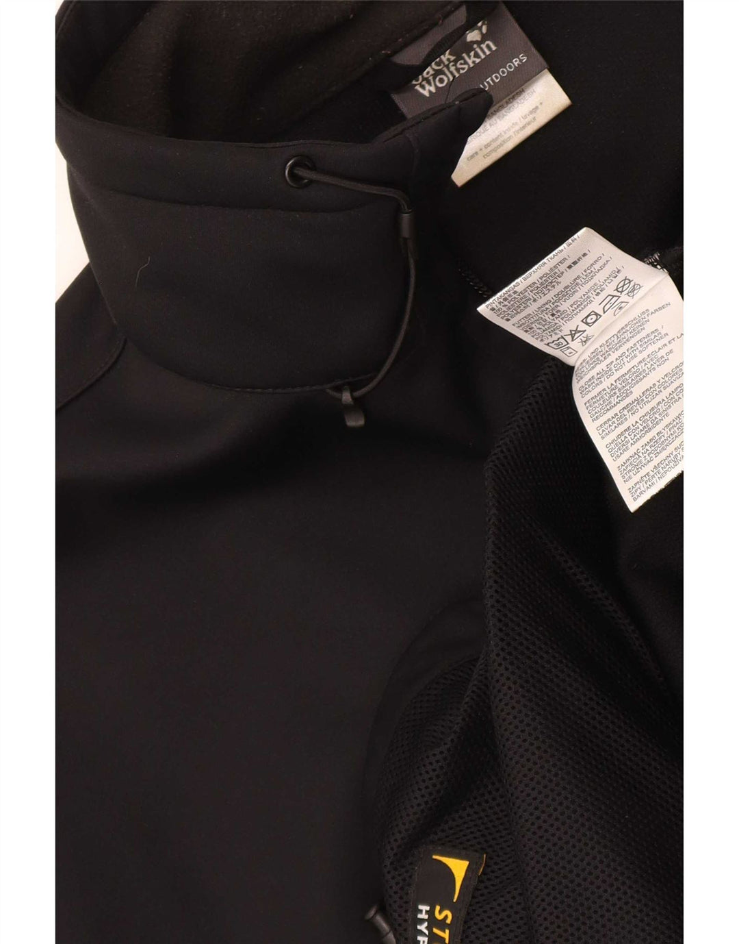 Męska kurtka wiatrówka Jack Wolfskin UK 48 2XL Czarny poliester