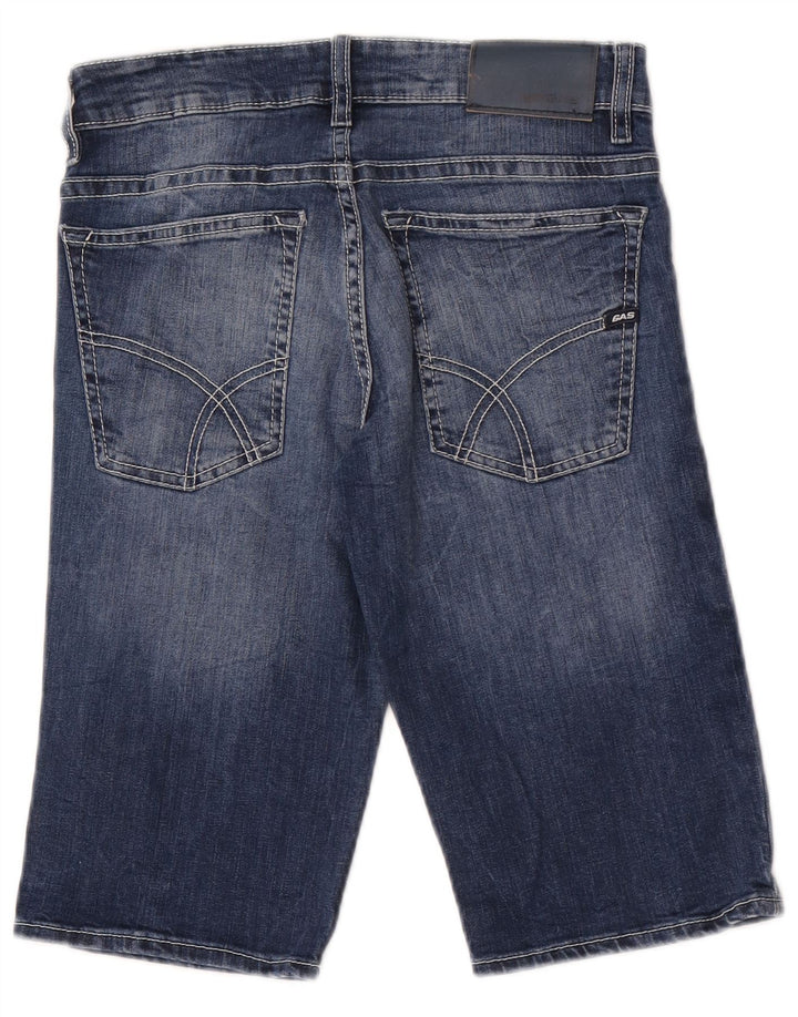 Męskie jeansowe bermudy Gas W30 Medium Blue