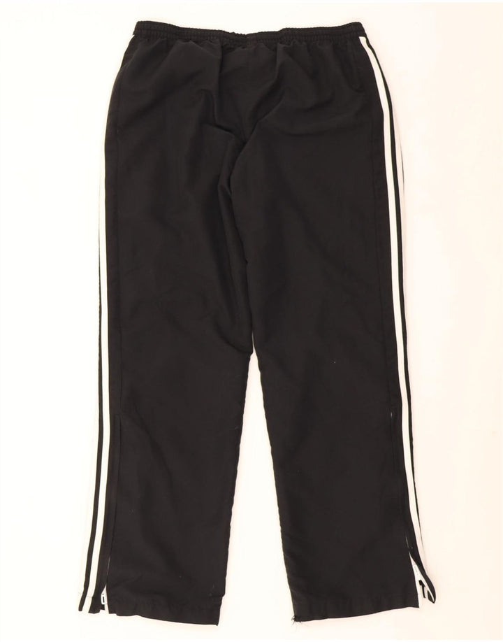 Damskie spodnie dresowe Adidas UK 16/18, duże, czarne, poliestrowe