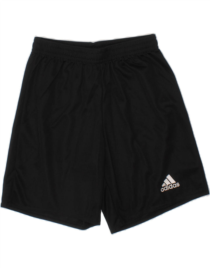 ADIDAS Boys Aeroready Sport Shorts 9-10 Years  Black Polyester Vintage Adidas and Second-Hand Adidas from Messina Hembry 