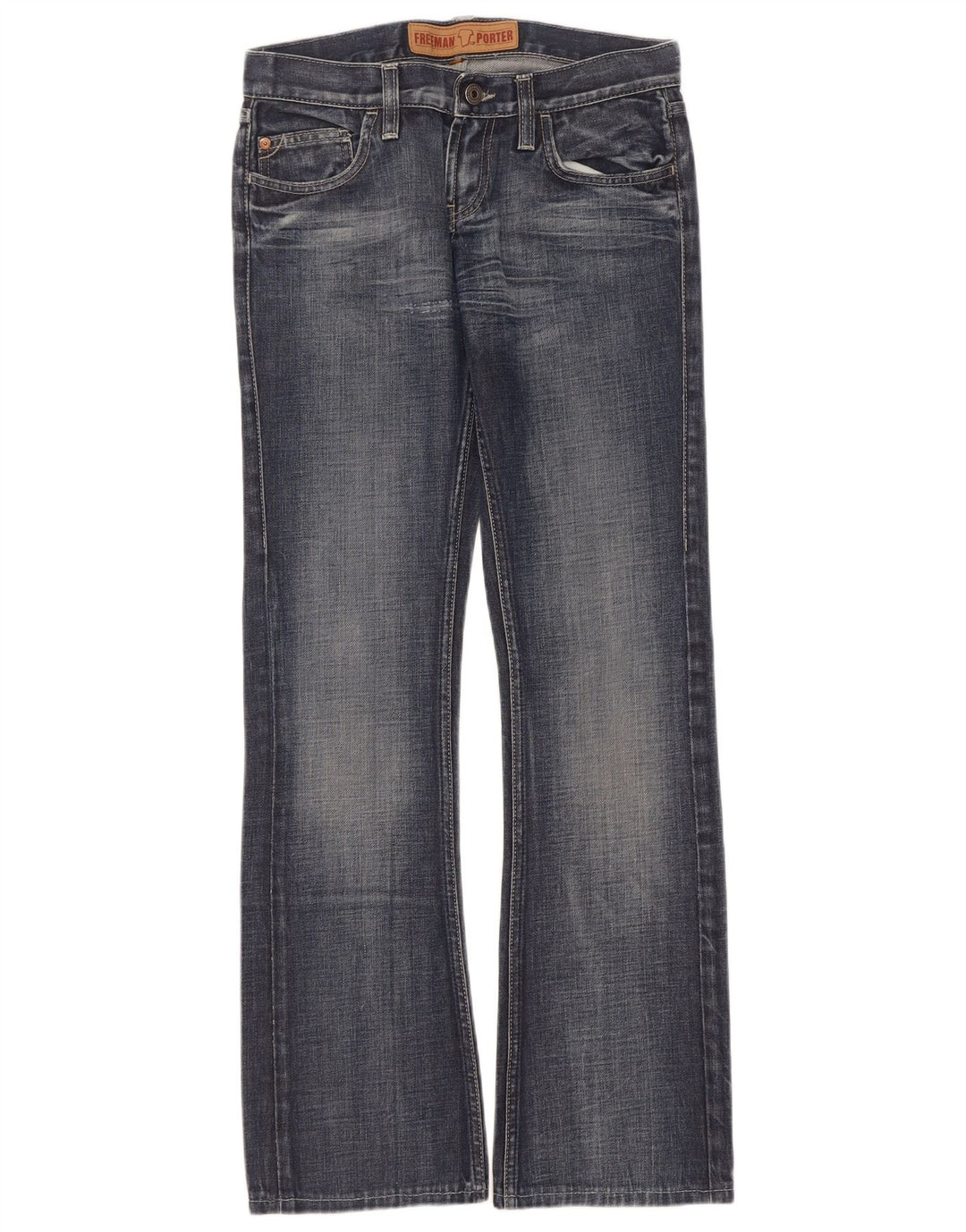 Damskie jeansy Bootcut Freeman T. Porter W26 L31 Niebieska bawełna