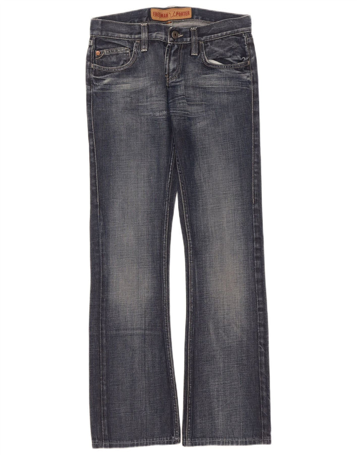 Damskie jeansy Bootcut Freeman T. Porter W26 L31 Niebieska bawełna