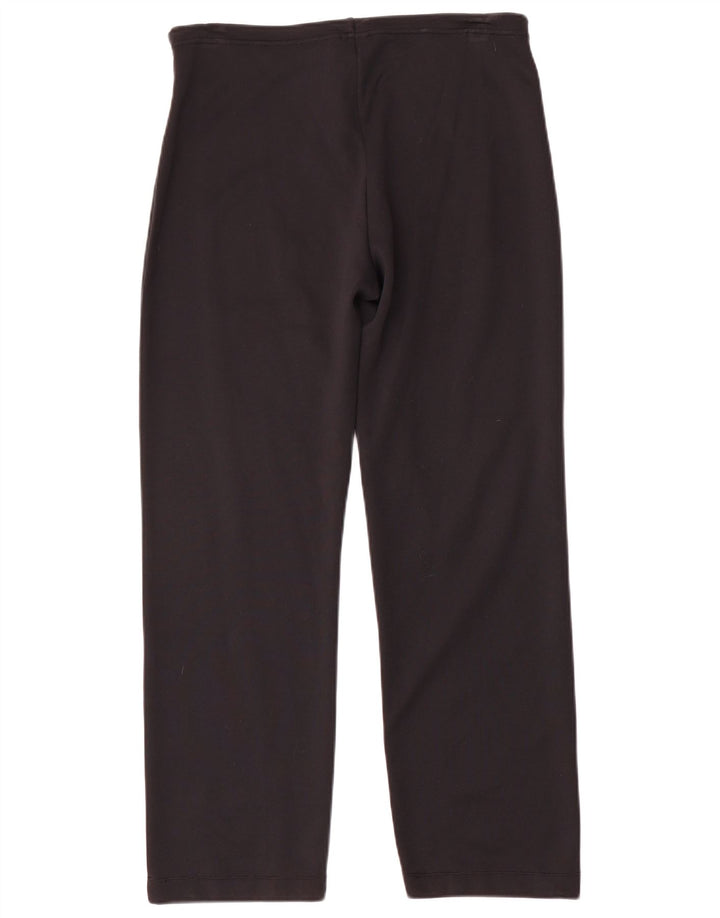 Damskie spodnie dresowe Asics UK 16, duże, czarne, poliamidowe