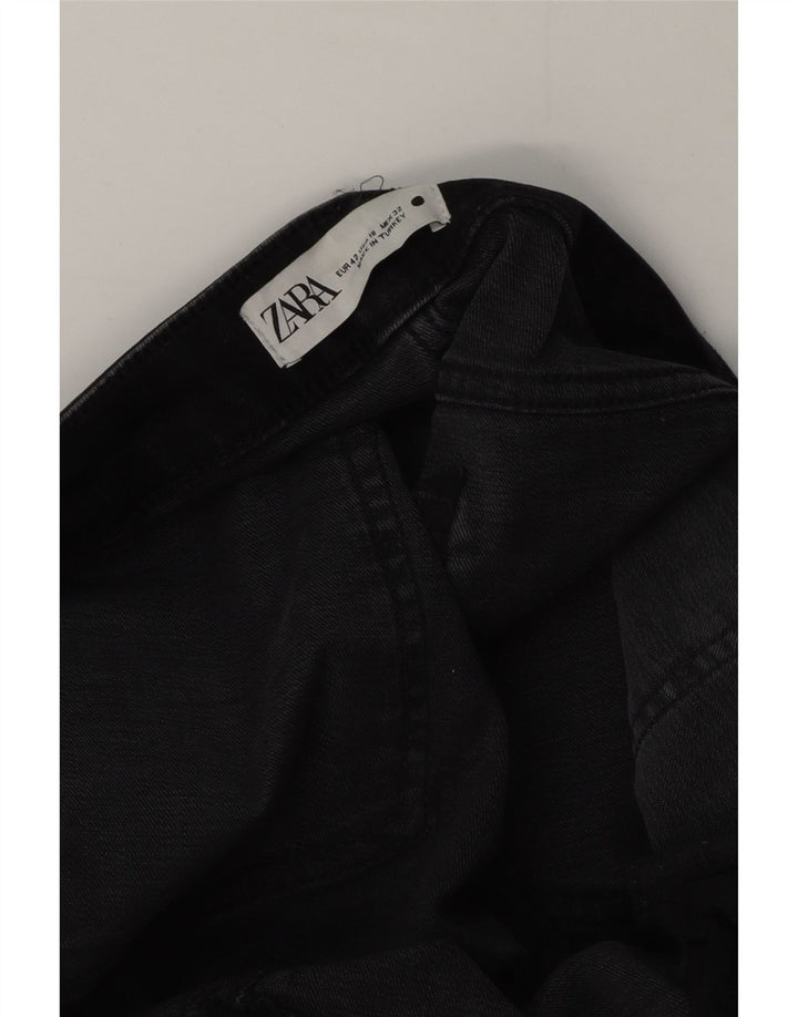 Damskie jeansy Bootcut Zara EU 42 Large W32 L29 Czarne