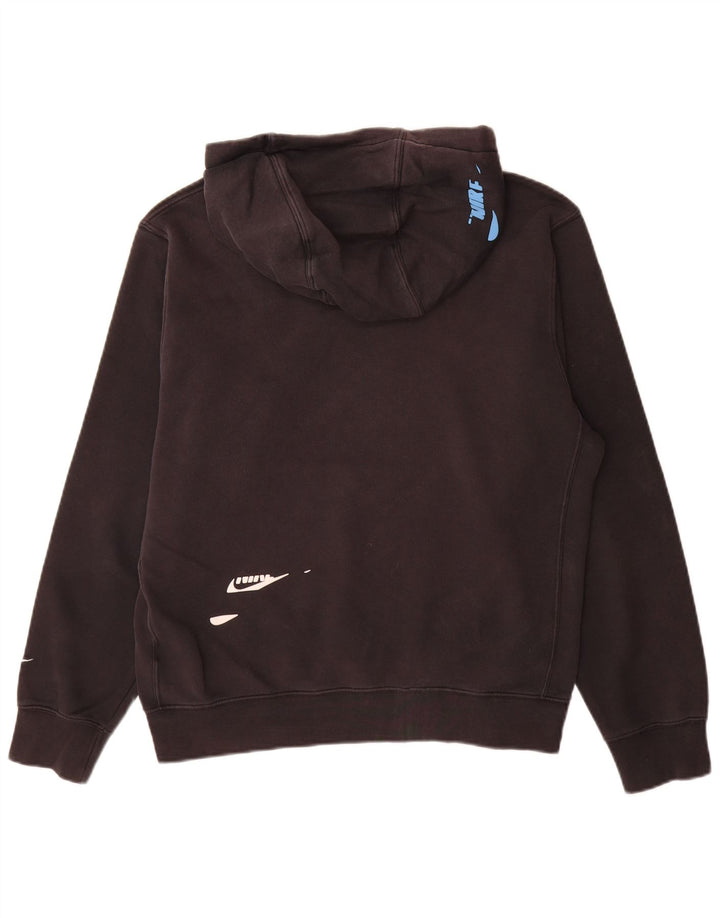 Męska bluza z kapturem Nike, średnia czarna, bawełniana