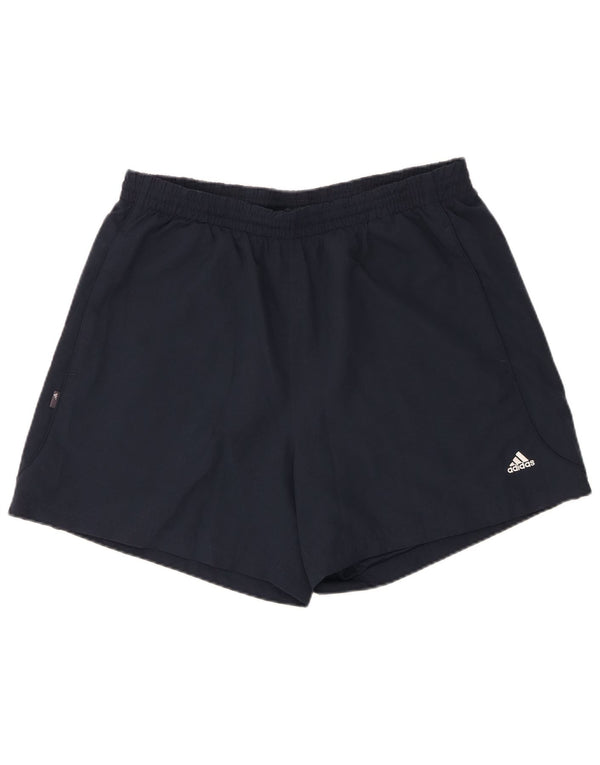Męskie spodenki sportowe Adidas XL granatowe, poliestrowe