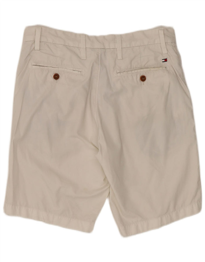 Męskie spodenki chino TOMMY HILFIGER Brooklyn W30 Średnio biała bawełna