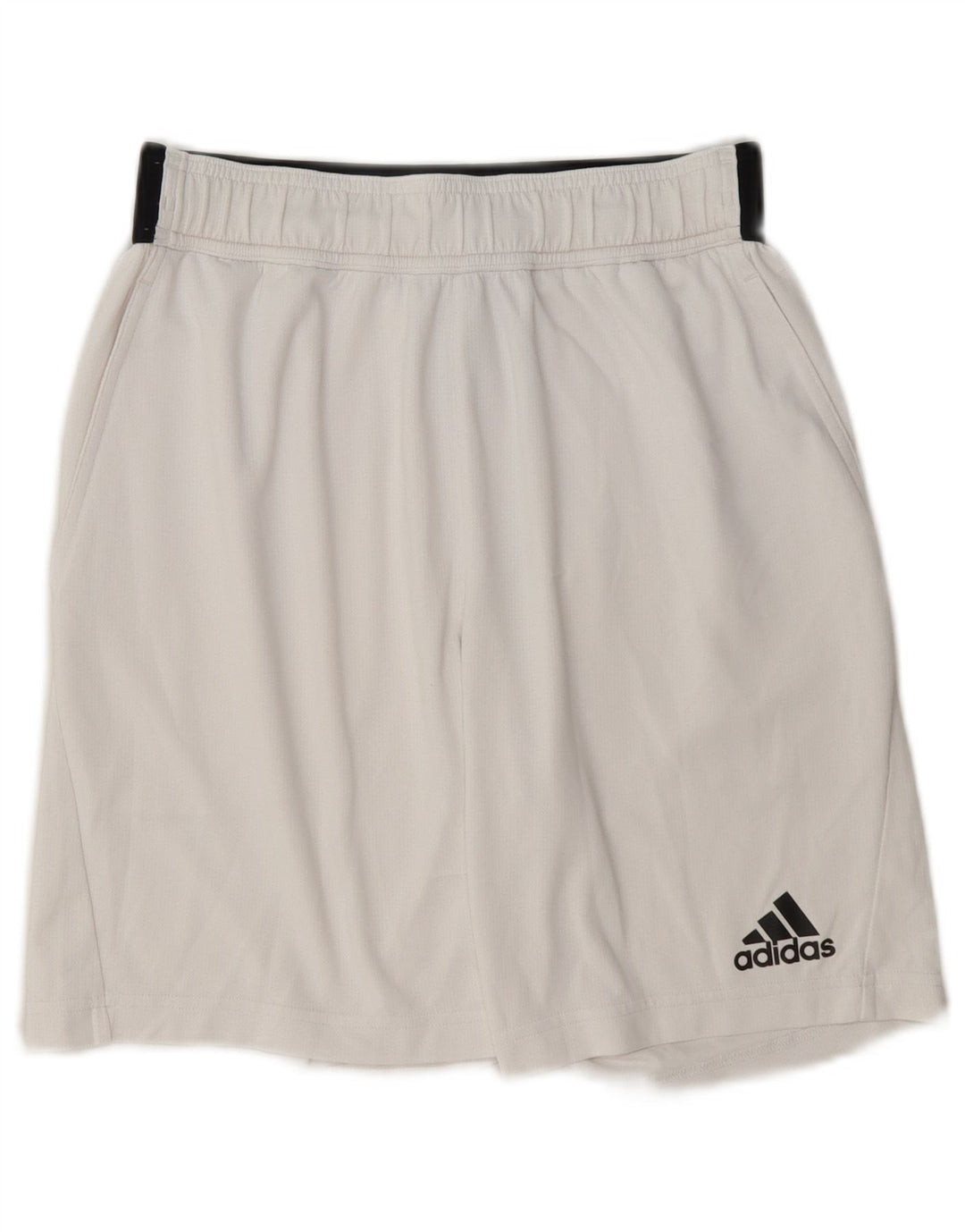 Męskie spodenki sportowe Adidas Climachill, mały, biały, kolorowy poliester