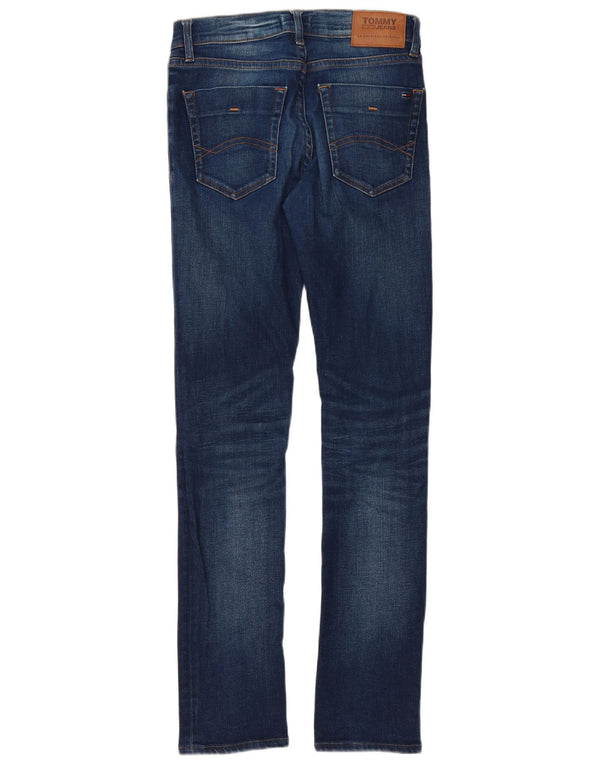 Męskie jeansy slim fit Tommy Hilfiger W29 L36 Granatowa bawełna