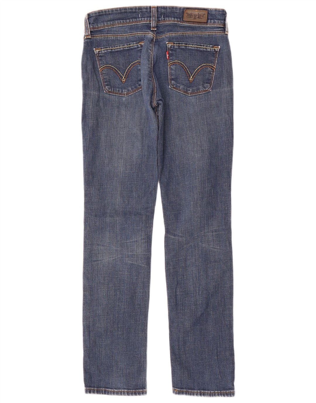 Damskie jeansy Levi's 571 Slim W29 L30 Niebieskie bawełniane