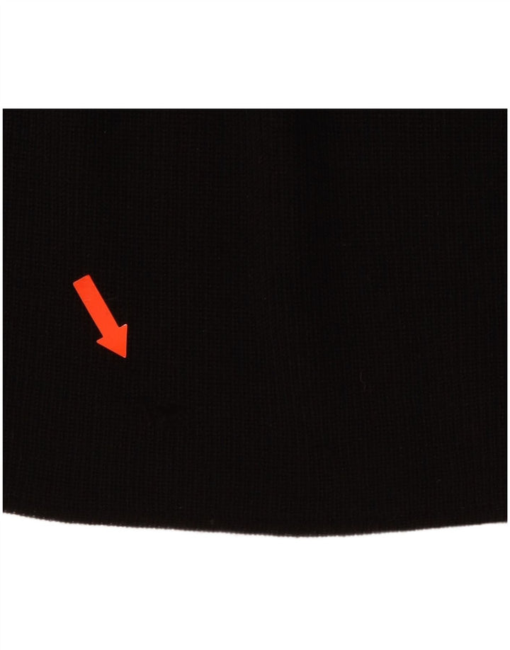 ARMANI JEANS Męski sweter z golfem, średniej wielkości czarna wełna