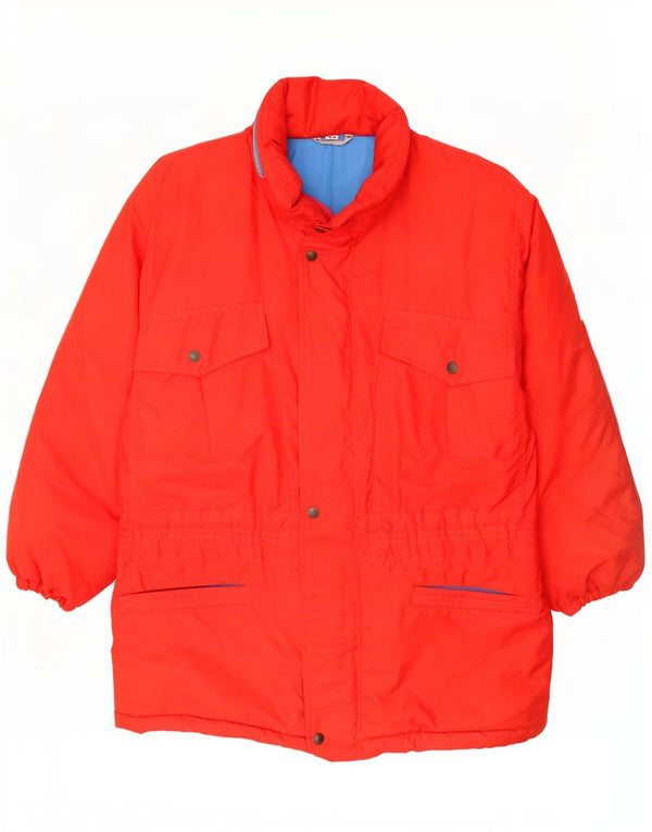 Męska kurtka narciarska z kapturem Brunik IT 46 Small Red Polyester