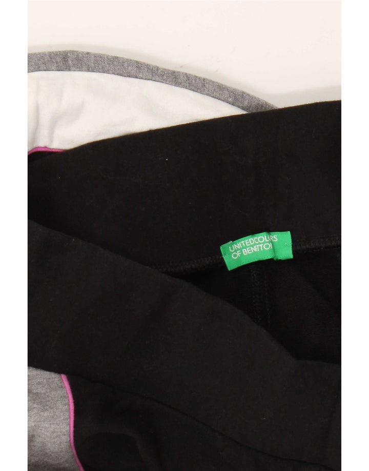 Damskie legginsy Benetton Graphic UK 14 w kolorze średniej czerni