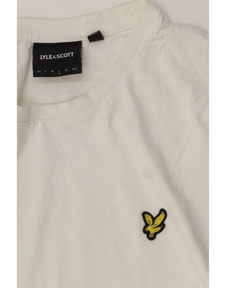 Męski T-shirt Lyle & Scott, duży, biały