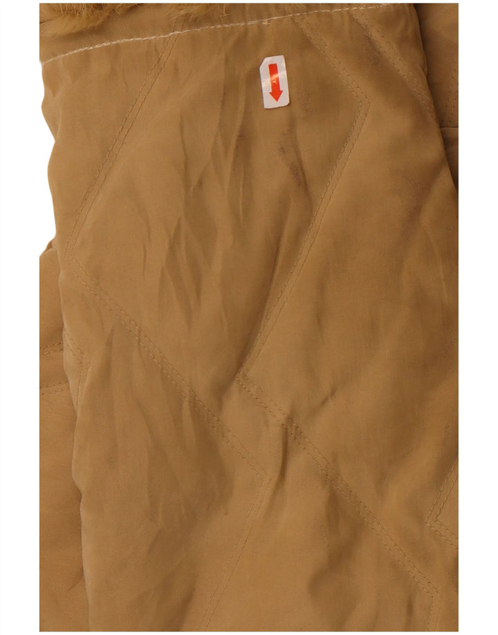 Damska wyściełana kurtka o luźnym kroju Parisport IT 44 Średni beżowy poliamid