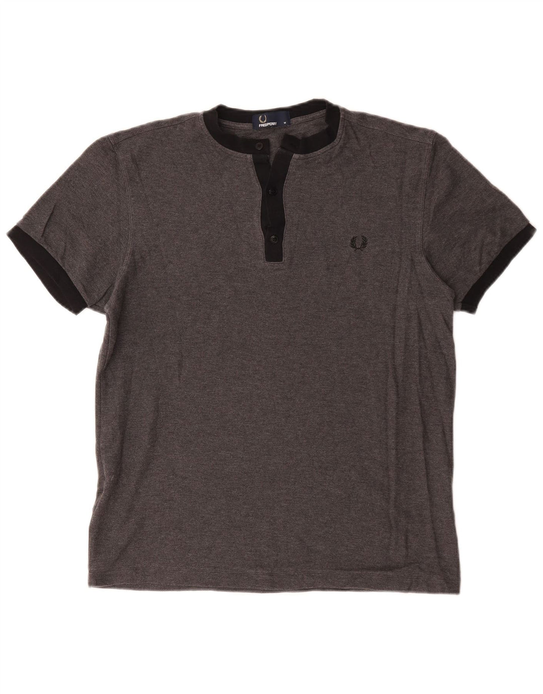 T-shirt męski Fred Perry, średnioszary, bawełniany