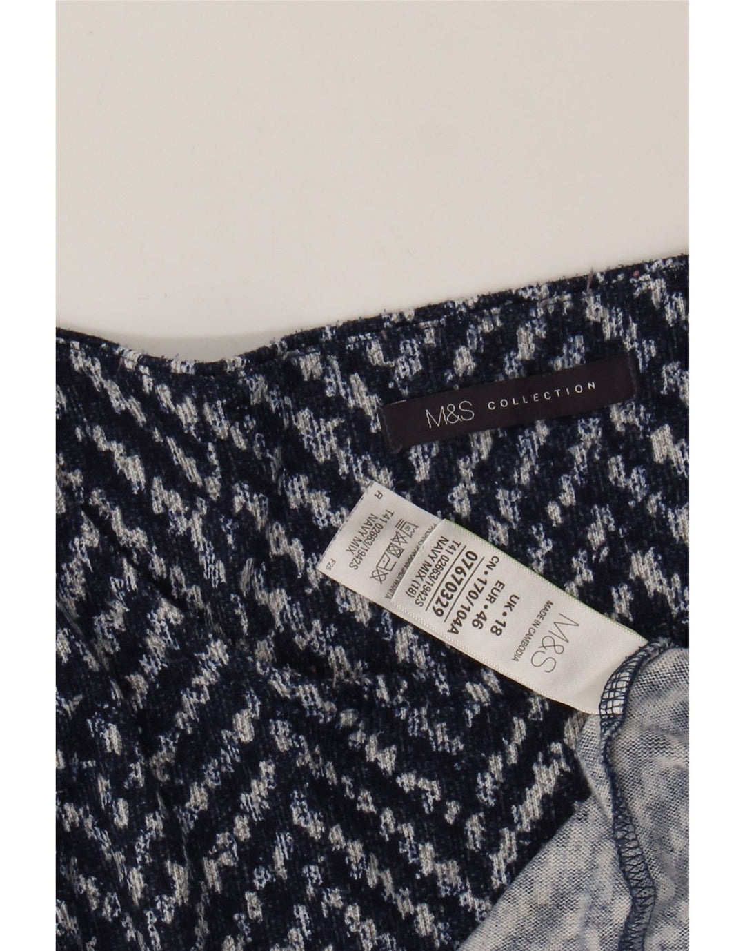 MARKS & SPENCER Damski sweter z dekoltem w łódkę, UK 18 XL, granatowy