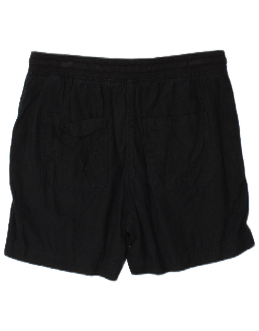 Marks & Spencer Damskie spodenki Chino UK 10 Small W32 Czarne lniane