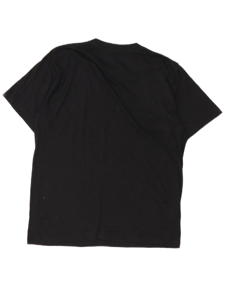 T-shirt męski Reebok, duży, czarny, bawełniany