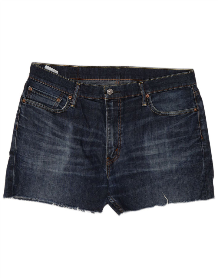 Męskie spodenki jeansowe Levi's 504 W36, duże, niebieskie, bawełniane