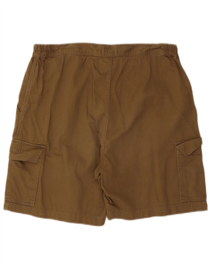 Męskie spodenki cargo Nick Taylor Medium W32, brązowa bawełna