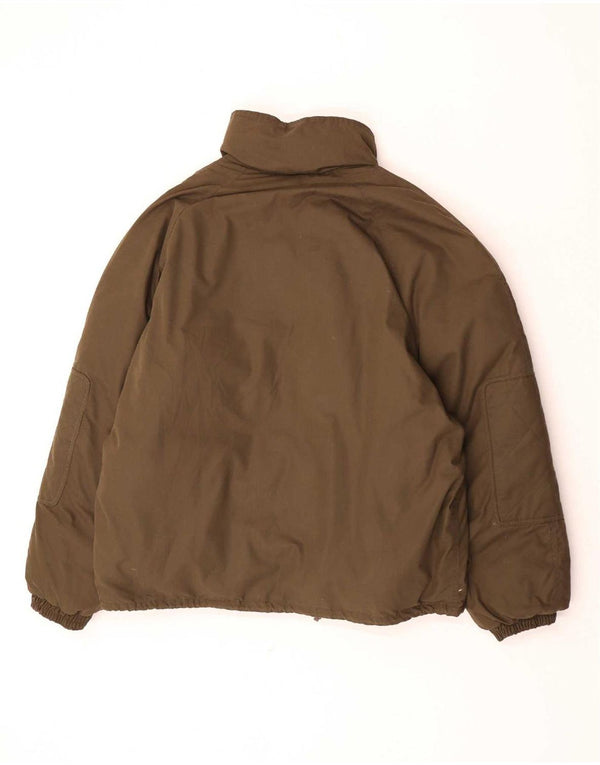 Vintage męska ocieplana kurtka UK 42 XL brązowa