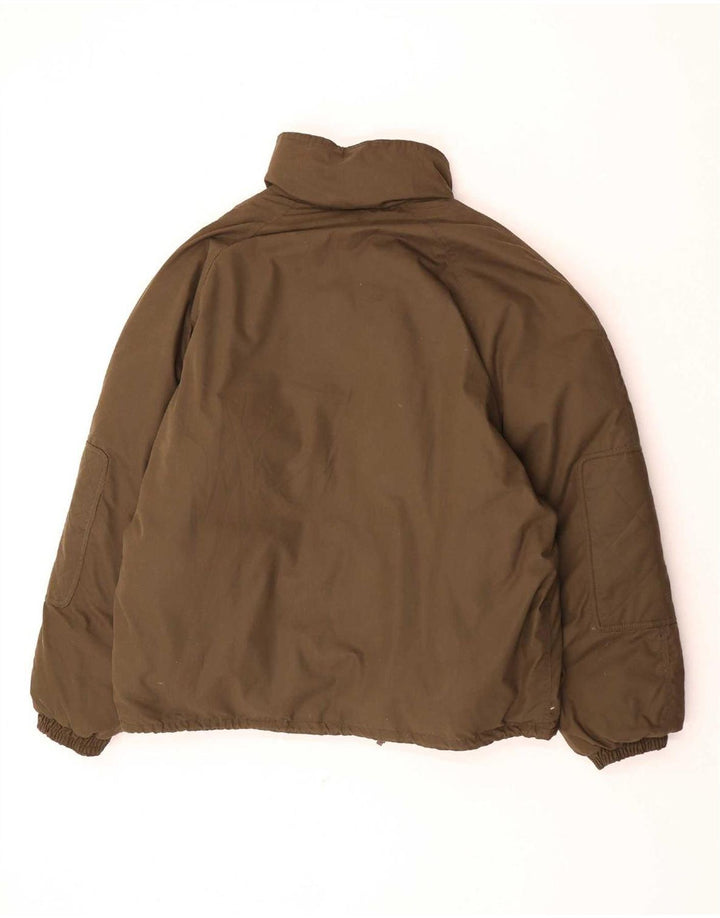 Vintage męska ocieplana kurtka UK 42 XL brązowa