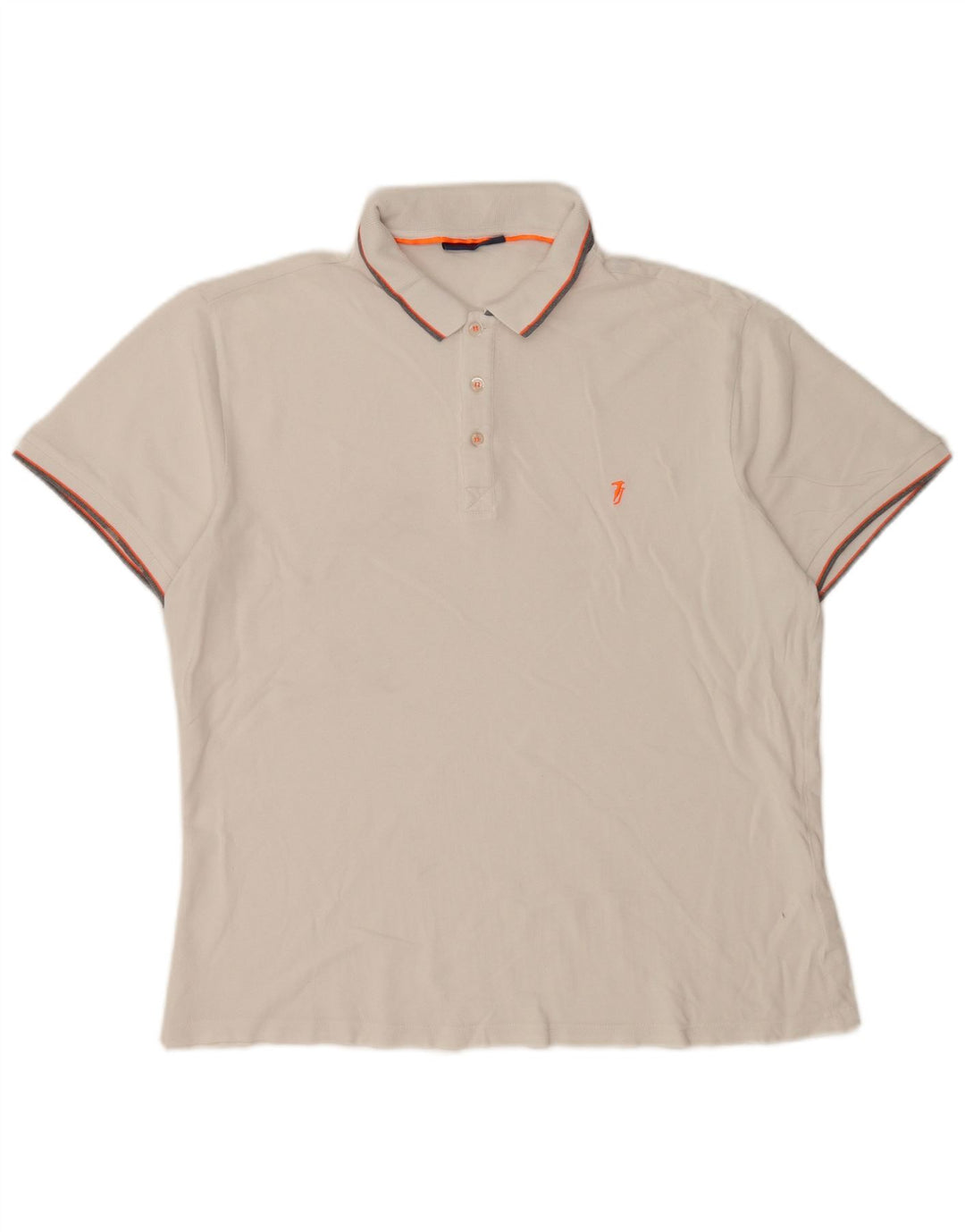 Męska koszulka polo XL Trussardi Jeans w kolorze białym