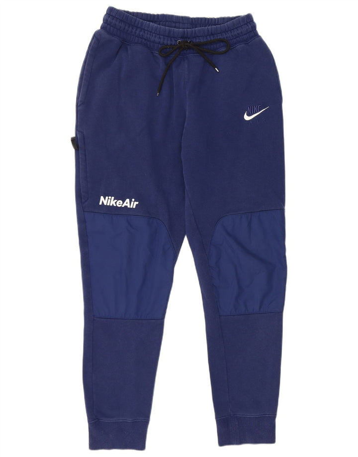 Męskie spodnie dresowe Nike Graphic Cargo Joggers, średni granatowy, bawełniany