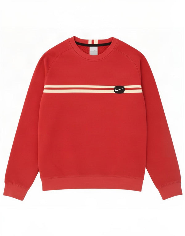 Męska bluza dresowa Nike UK 36/38, bawełniana w małe czerwone paski