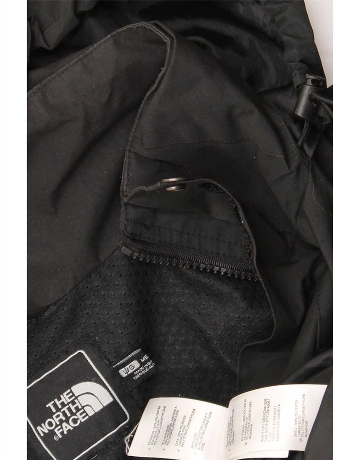 Męska kurtka przeciwdeszczowa z kapturem The North Face UK 40, duża, czarna, poliestrowa