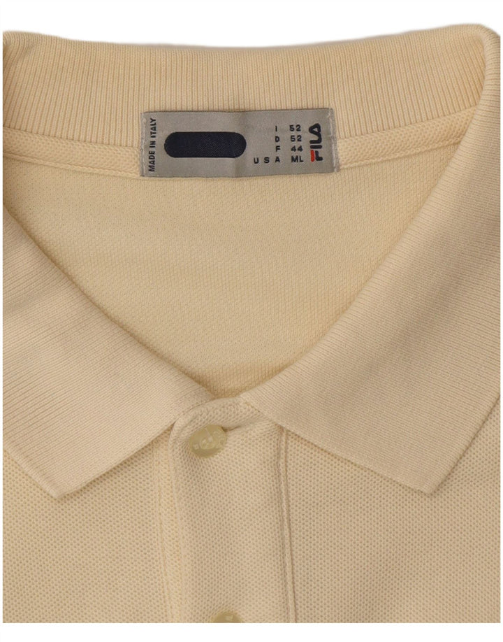 Męska koszulka polo FILA IT 52, duża, żółta