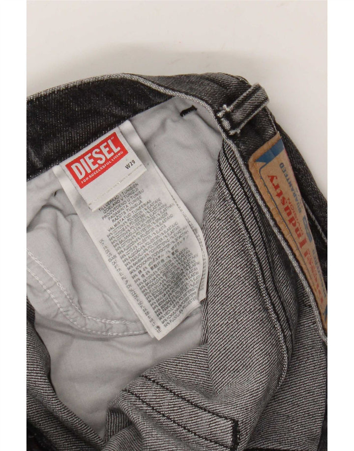 Męskie jeansy Diesel Slim W29 L31 Szara bawełna