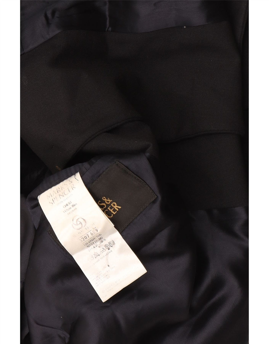 Marks & Spencer Męska marynarka zapinana na 3 guziki, UK 38, średni granat