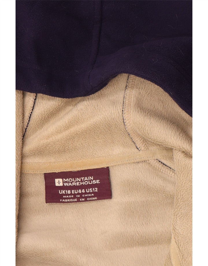 Damska kurtka polarowa z kapturem MOUNTAIN WAREHOUSE UK 16, duża, granatowa