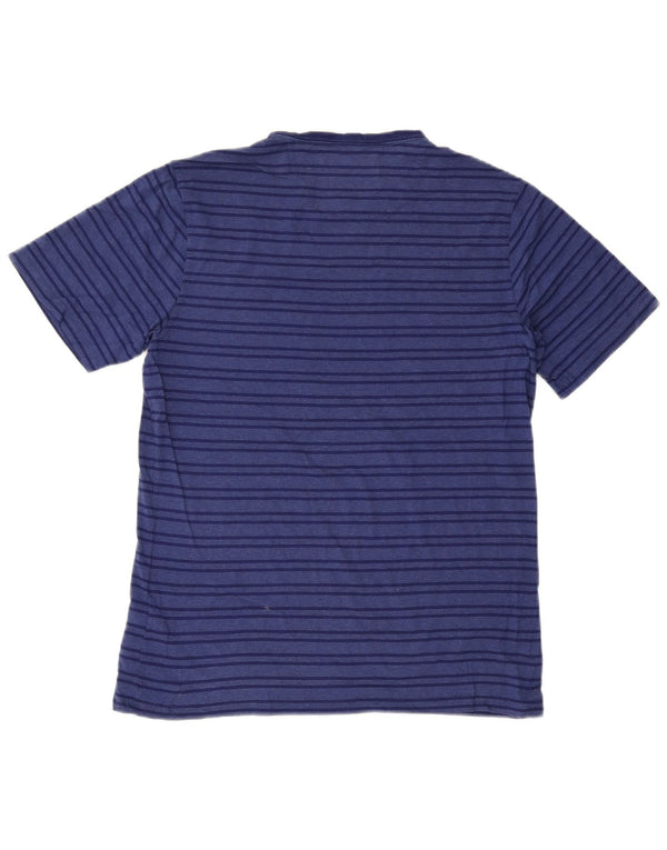 Męski T-shirt o dopasowanym kroju Barbour, duży, niebieski, wiskozowy w paski