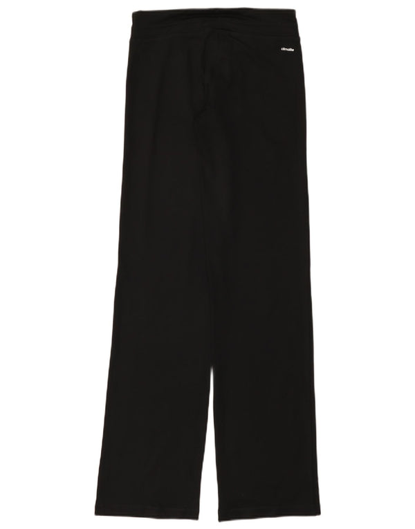 Damskie spodnie dresowe Adidas Climalite z szerokimi nogawkami, UK 4/6 XS, czarne