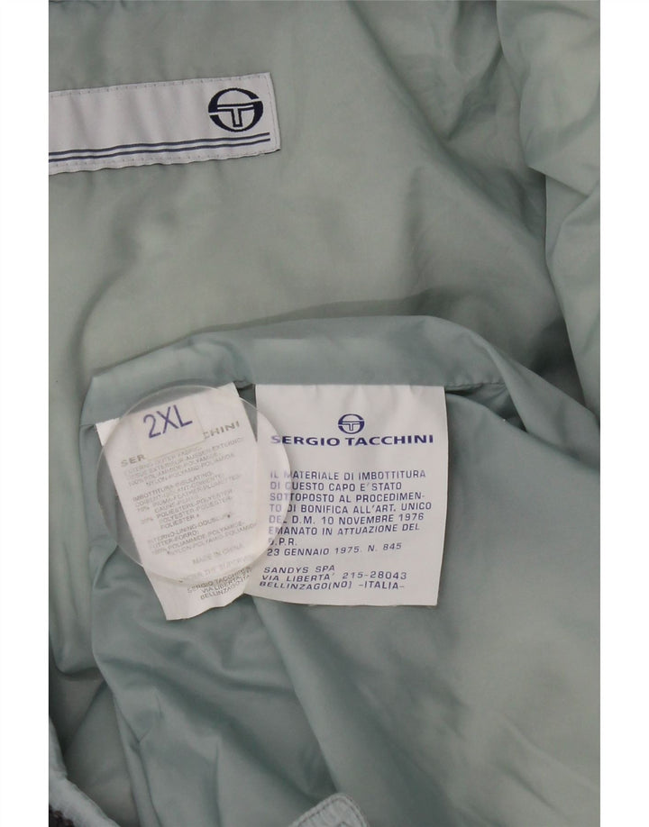 Męska ocieplana kurtka Sergio Tacchini UK 44 2XL Niebieski poliamid