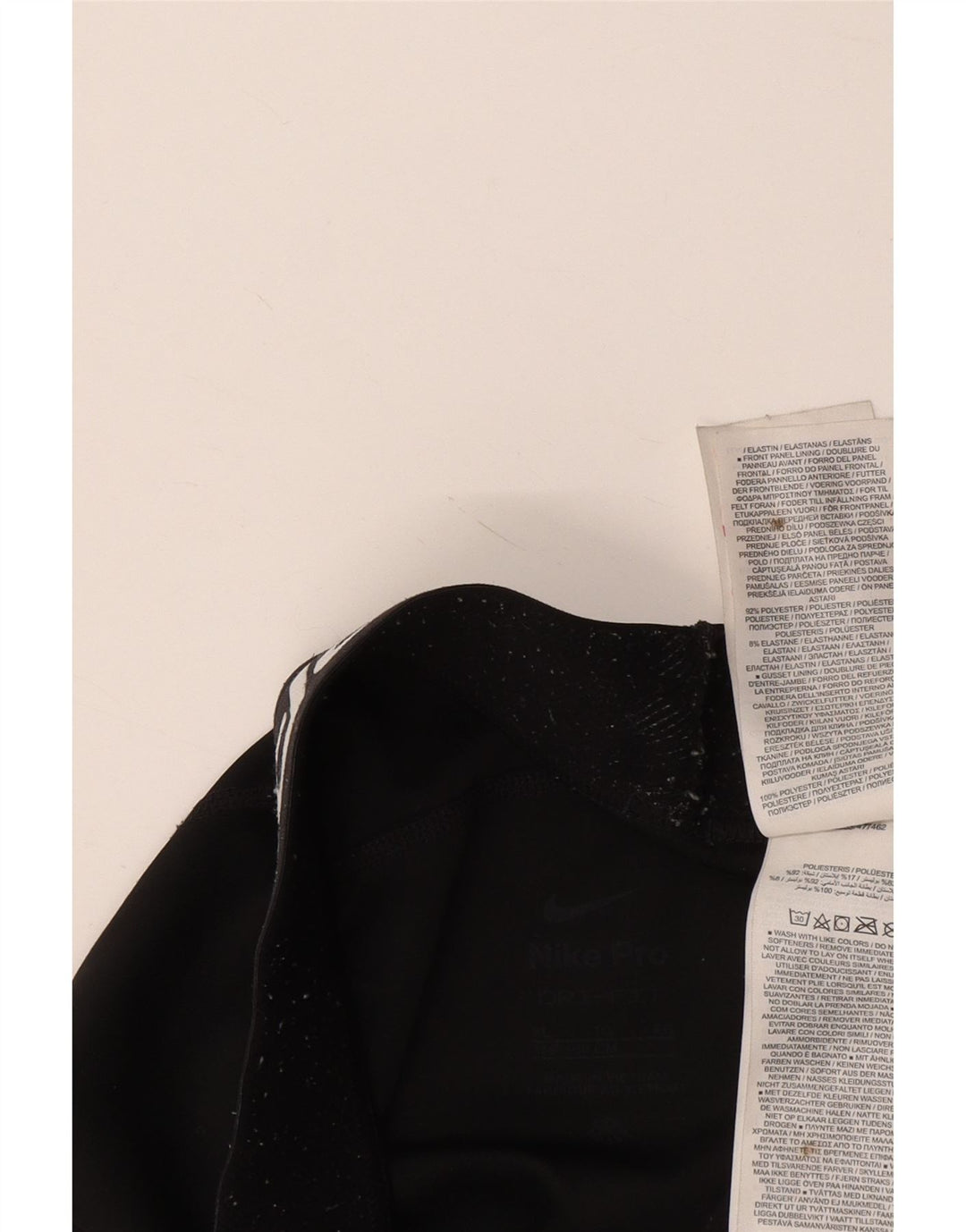 Dziewczęce legginsy z grafiką Nike 13-14 lat XL, czarne, poliestrowe