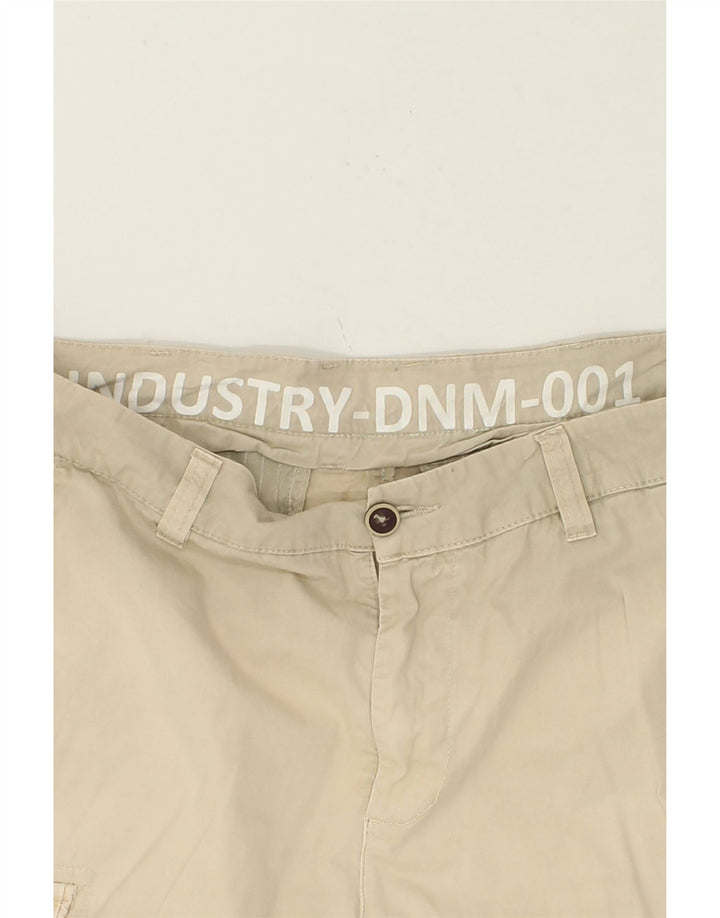 VINTAGE Mens Cargo Shorts W36 Large Beige Cotton Vintage Vintage and Second-Hand Vintage from Messina Hembry 