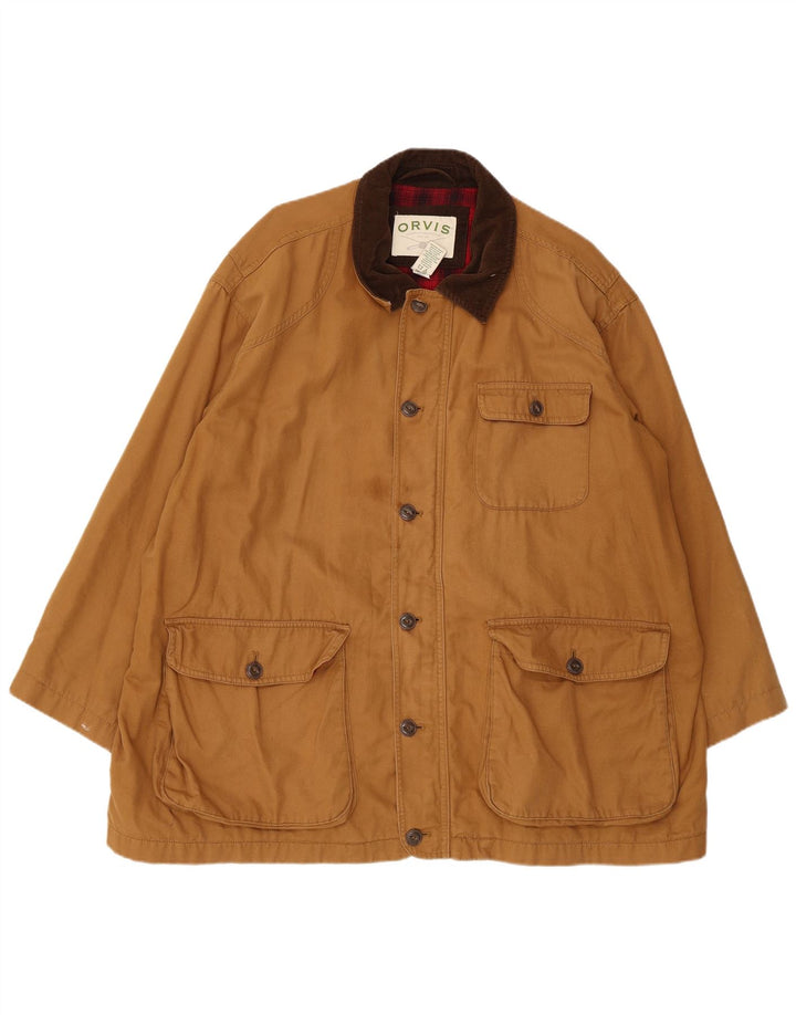 Kurtka męska Orvis Utility UK 44 2XL Brązowa bawełna