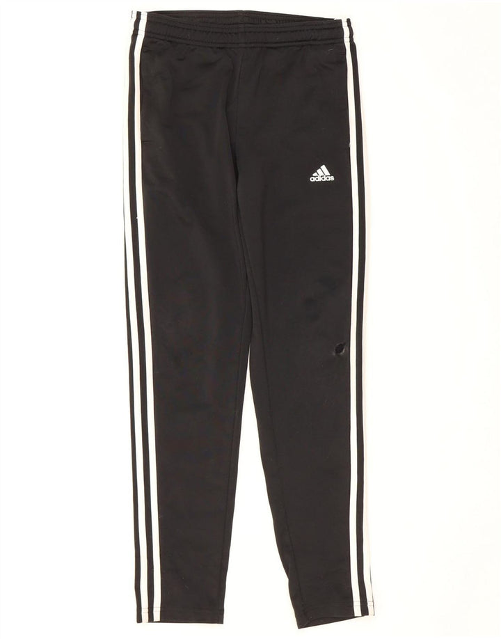 Chłopięce spodnie dresowe Adidas 11-12 lat, czarny poliester