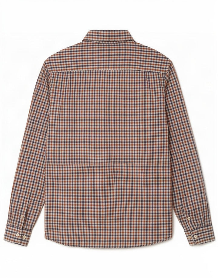 Harvey & Jones Męska koszula flanelowa, średnia wielobarwna kratka