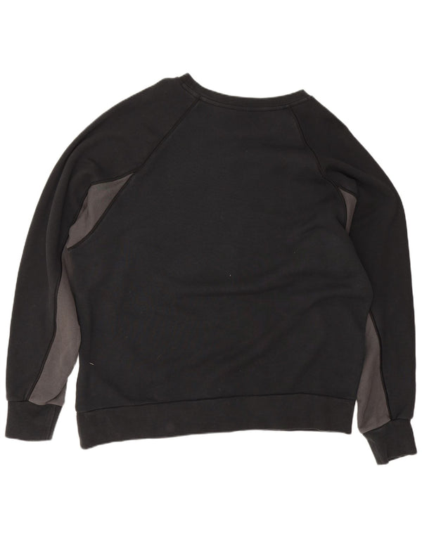 Męska bluza z grafiką Nike, XL, czarna, z blokami kolorów, bawełniana